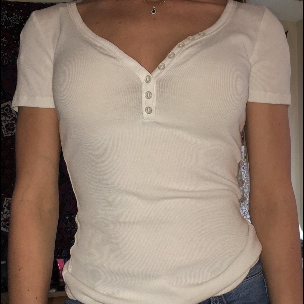 White button up